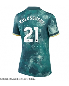 Tottenham Hotspur Dejan Kulusevski #21 Maglia Gara Terza Repliche 2024-25 Donna